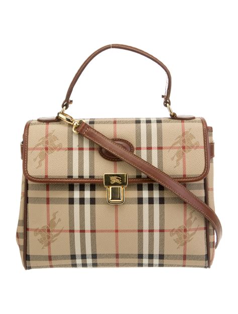 burberry nova check handle bag